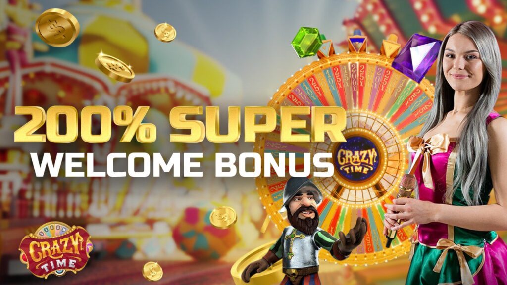 200 Super Welcome Bonus Evolution Gaming